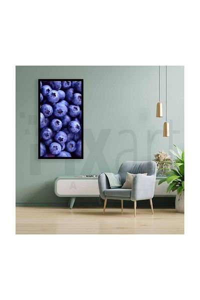 pixartsanat Blueberries Pixart Art Diamond Mosaic Painting Diamond Turkey 40*60