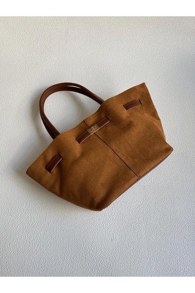 NBİBAGS Leo Model Hand and Women Shoulder Bag Taba