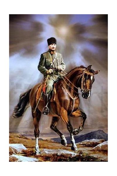 pixartsanat Ataturk Pixart Art Diamond Mosaic Painting Diamond Turkey 36*54