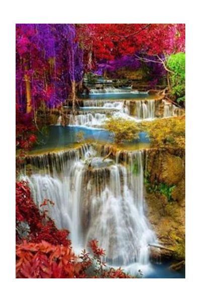 pixartsanat Waterfall Pixart Art Diamond Mosaic Painting Diamond Turkey 43*66