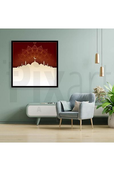pixartsanat Mosque Pattern 40X45 Pixart Art Diamond Mosaic Painting Diamond Turkey