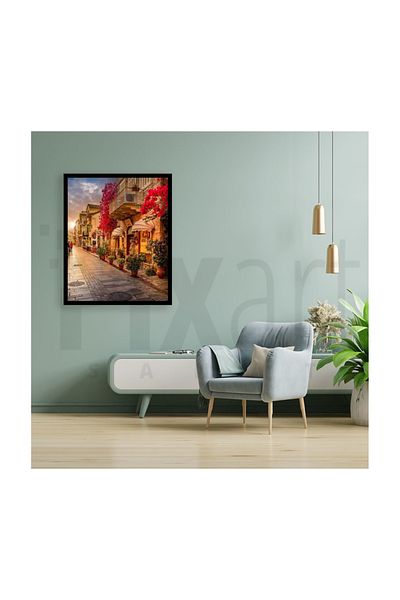 pixartsanat Street on Sunset Pixart Art Diamond Mosaic Painting Diamond Turkey 43*53