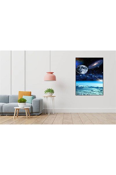 pixartsanat Clouds And Galaxy Pixart Art Diamond Mosaic Painting Diamond Türkiye 37*69