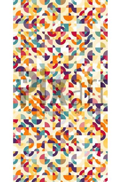 pixartsanat Colorful Circle Pattern Pixart Art Diamond Mosaic Painting Diamond Türkiye 40*60