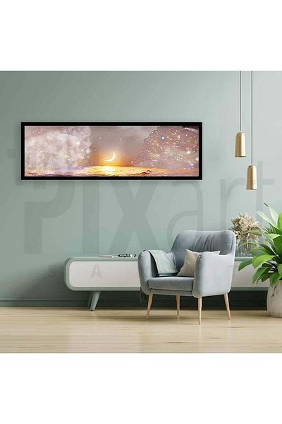 pixartsanat Large Size Seascape 150*50cm Pixart Art Diamond Mosaic Painting Diamond Turkey