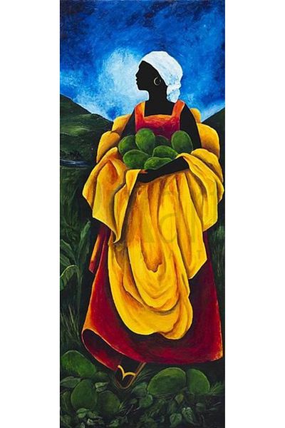 pixartsanat African Girl Pixart Art Diamond Mosaic Painting Diamond Turkey 25*66