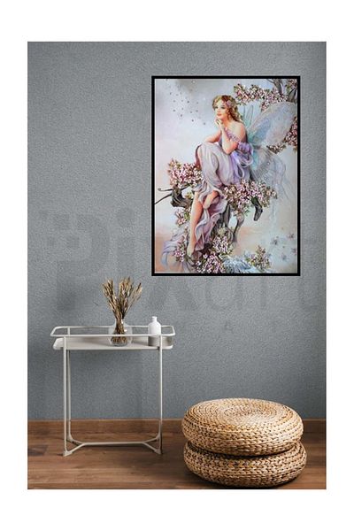 pixartsanat Beautiful Fairy Pixart Art Diamond Mosaic Painting Diamond Turkey 41*56