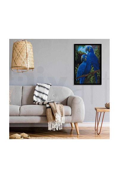 pixartsanat Doğadakiki Blue Friends Pixart Art Diamond Mosaic Painting Diamond Türkiye 42*59