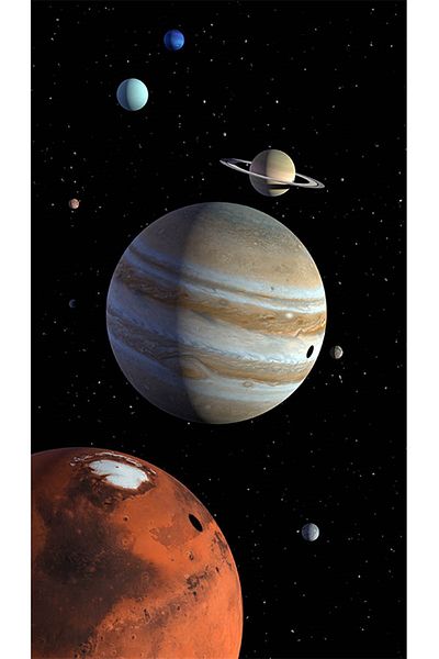 pixartsanat Space And Planets Pixart Art Diamond Mosaic Painting Diamond Turkey 37*69