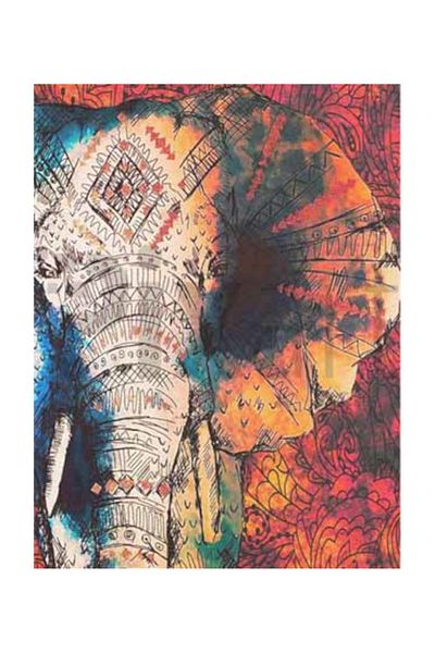pixartsanat Ethnic Pattern Elephant Pixart Art Diamond Mosaic Painting Diamond Turkey 40*60