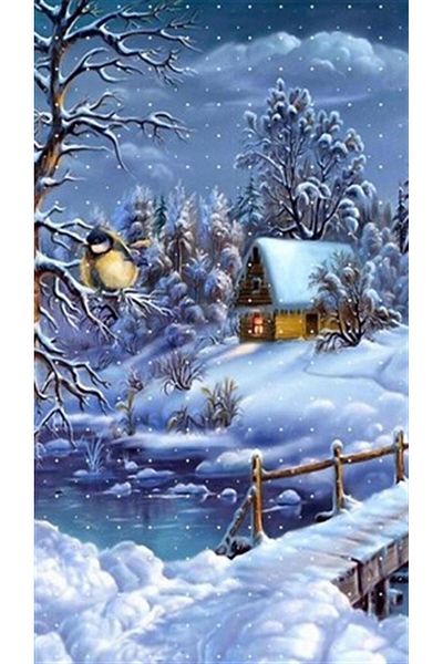 pixartsanat Little Bird Pixart Art Diamond Mosaic Painting Diamond Turkey 46*79