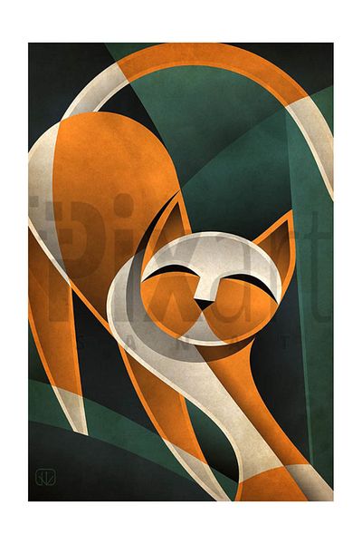 pixartsanat Artistic Cat Pixart Art Diamond Mosaic Painting Diamond Turkey 43*60