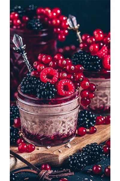 pixartsanat Fruit Dessert Pixart Art Diamond Mosaic Painting Diamond Turkey 36*53