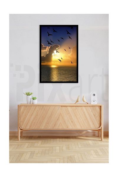 pixartsanat Sky And Migrant Birds Pixart Art Diamond Mosaic Painting Diamond Turkey 40*60