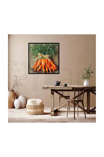pixartsanat Carrots PixArt Art Diamond Mosaic Painting Diamond Turkey 41*41