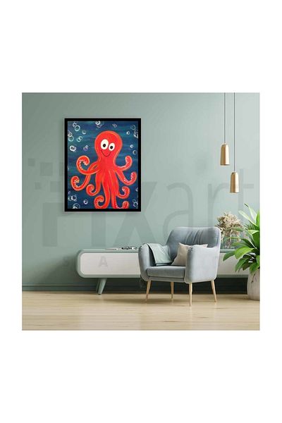 pixartsanat Cute Octopus Pixart Art Diamond Mosic Painting Daimond Turkey 43*53