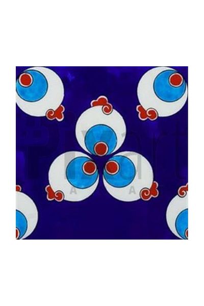 pixartsanat Pattern on Dark Blue Background Pixart Art Diamond Mosaic Painting Diamond Türkiye 52*52
