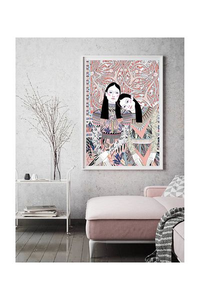pixartsanat Sisters Pixart Art Diamond Mosaic Painting Diamond Turkey 40*60