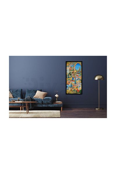 pixartsanat Dream City Pixart Art Diamond Mosaic Painting Diamond Türkiye 43*86