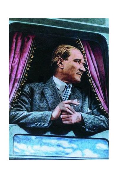 pixartsanat Ataturk Pixart Art Diamond Mosaic Painting Diamond Turkey 40*55
