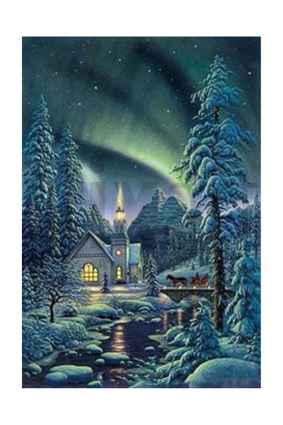 pixartsanat Magic Night Pixart Art Diamond Mosaic Painting Diamond Turkey 43*61