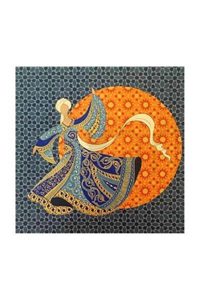 pixartsanat Whirling Dervish Pattern Pixart Art Diamond Mosaic Painting Diamond Türkiye 69*69