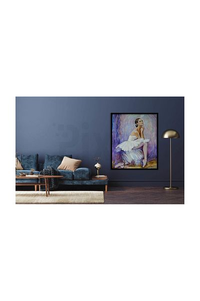 pixartsanat Elegant Girl Ballerina Pixart Art Diamond Mosaic Painting Diamond Turkey 53*64