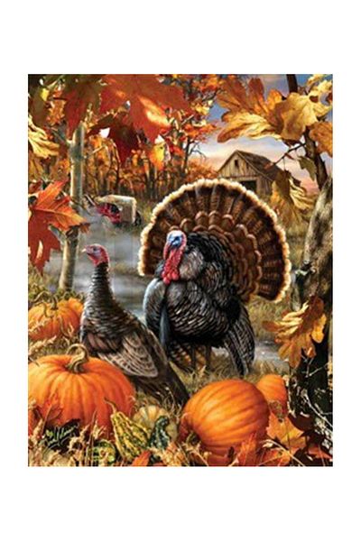 pixartsanat Turtles in the Pumpkin Field Pixart Art Diamond Mosaic Painting Diamond Turkey 49*62