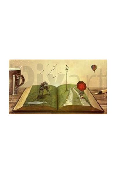 pixartsanat Living Book Pixart Art Diamond Mosaic Painting Diamond Turkey 97*53