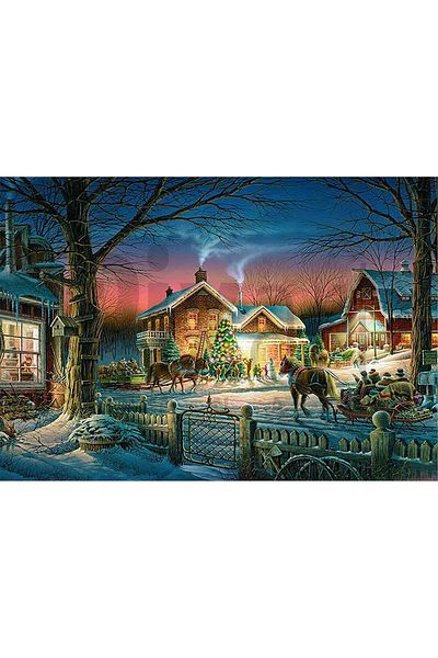 pixartsanat Small Town 30*40 PixArt Art Diamond Mosaic Painting Diamond Turkey