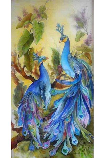 pixartsanat Peacock Drawing PixArt Art Diamond Mosaic Painting Daimond Turkey 32*60