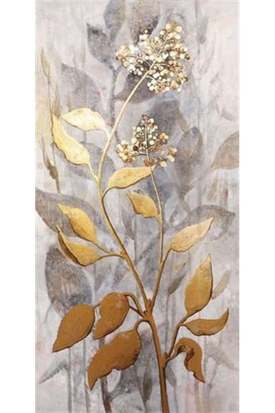 pixartsanat Elegant Gold Leaf Pixart Art Diamond Mosaic Painting Diamond Türkiye 40*78