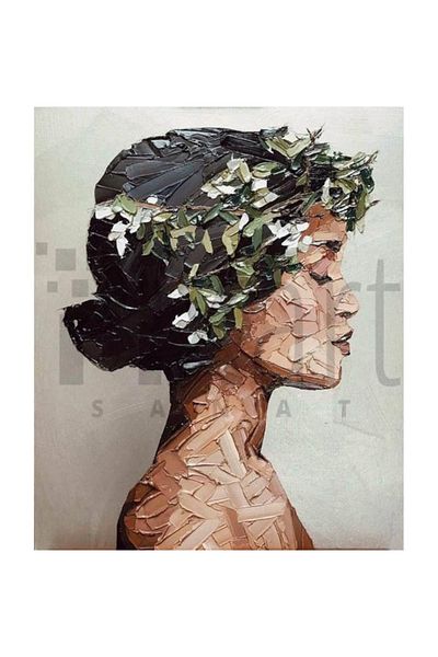 pixartsanat Oil Painting Woman Portrait Pixart Art Diamond Mosaic Painting Diamond Türkiye 40*50