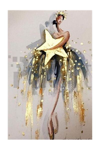 pixartsanat Starry Ballerina Pixart Art Diamond Mosaic Painting Diamond Turkey 48*74