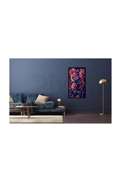 pixartsanat Purple Flowers Pattern Pixart Art Diamond Mosaic Painting Diamond Turkey 40*60