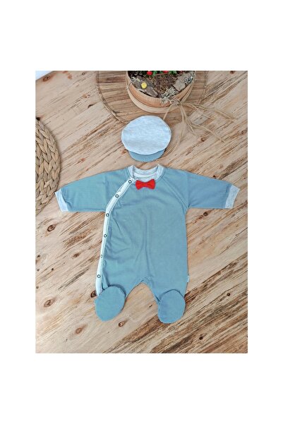 Narnuga Miraylife 0-3 3-6 Months Baby Boy Romper with Bow Tie and Stripe Patt...