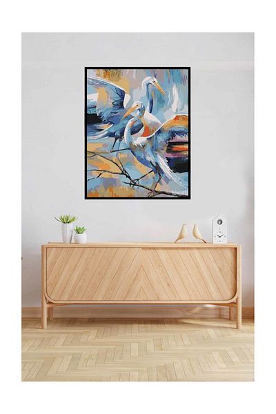 pixartsanat Storks Pixart Art Diamond Mosic Painting Daimond Turkey 58*71