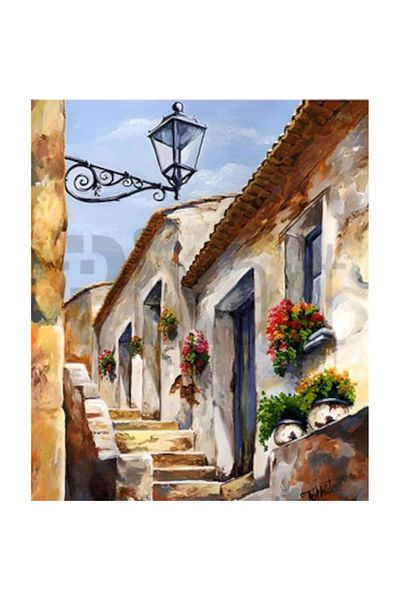 pixartsanat Beautiful Staircase Pixart Art Diamond Mosaic Painting Diamond Turkey 40*50