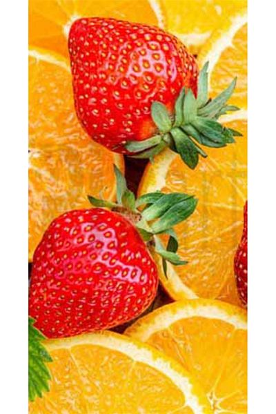 pixartsanat Orange And Strawberry Pixart Art Diamond Mosaic Painting Diamond Türkiye 40*60