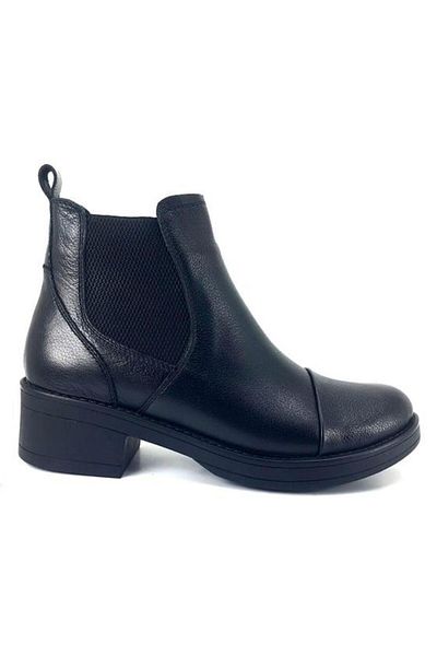 ALBİNİ Cizme casual Albini 30080 din piele naturală-negru