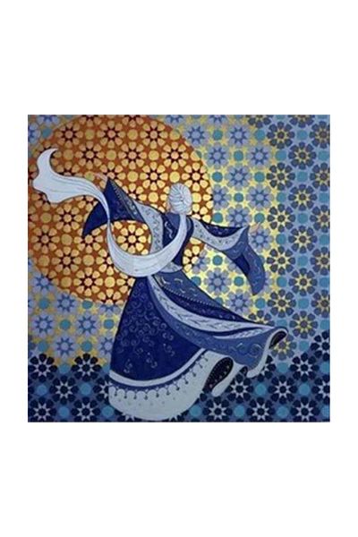 pixartsanat Whirling Dervish Pixart Art Diamond Mosaic Painting Diamond Türkiye 79*81