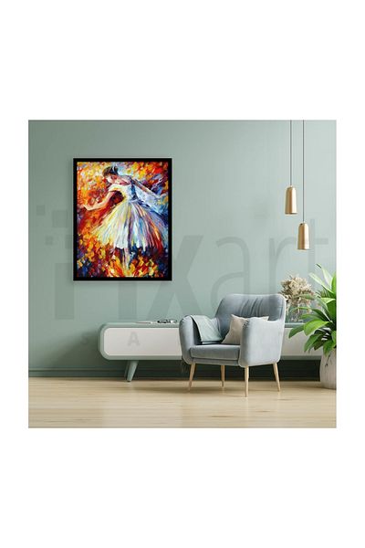 pixartsanat Ballerina Pixart Art Diamond Mosaic Painting Diamond Turkey 40*50