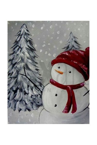 pixartsanat Oil Painting Snowman Pixart Art Diamond Mosaic Painting Diamond Türkiye 40*50