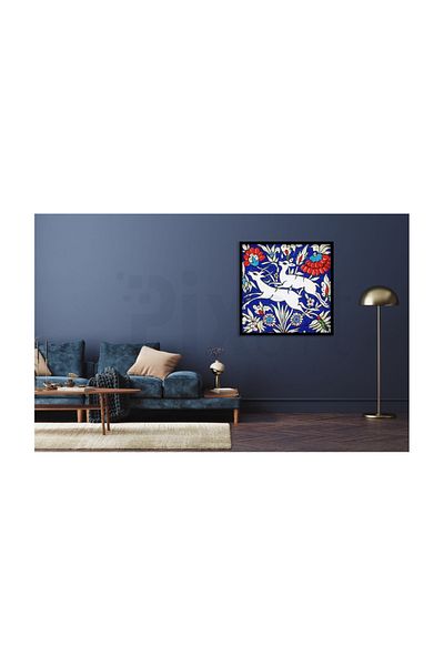 pixartsanat Deer Pattern Pixart Art Diamond Mosaic Painting Diamond Turkey 52*52