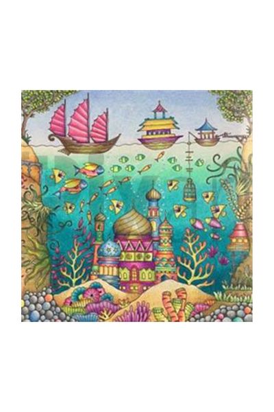 pixartsanat Undersea Country Pixart Art Diamond Mosaic Painting Diamond Turkey 64*64