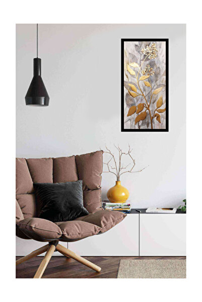 pixartsanat Zarif Altın Yaprak Pixart Sanat Elmas Mozaik Tablo Diamond Türkiye 40*78