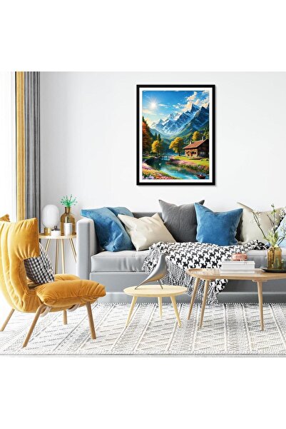 pixartsanat Manzara Doğa Manzarası Pixart Sanat Elmas Mozaik Tablo Diamond Türkiye 30x40