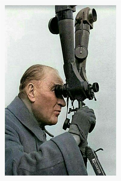 pixartsanat Ataturk Observed Pixart Mosaic - Dress Diamond, Turkey 40*60