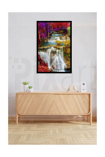 pixartsanat Waterfall Pixart Art Diamond Mosaic Painting Diamond Turkey 43*66