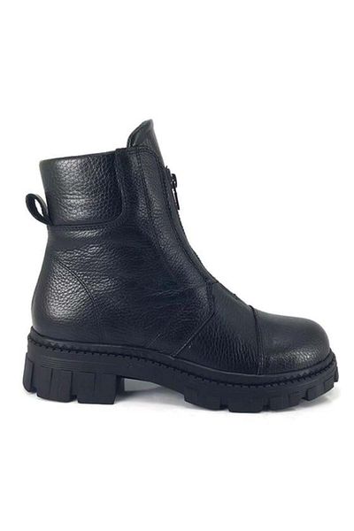 ALBİNİ Cizme casual Albini 10041 din piele naturala-negru